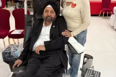 Global President Gary Sikka were one of the first ones to donate