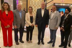 American Punjabi Society President Gary Sikka at a reception joined by Community Leader Karamjit S. Dhaliwal with Nassau County Executive Hon. Bruce Blakeman and Hon. Joseph Cairo, Nassau County Republican Chairman. 