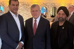 New York State Governor Hon. Kathy Hochul with Mohinder Singh Taneja, Sr. Vice President APS. 